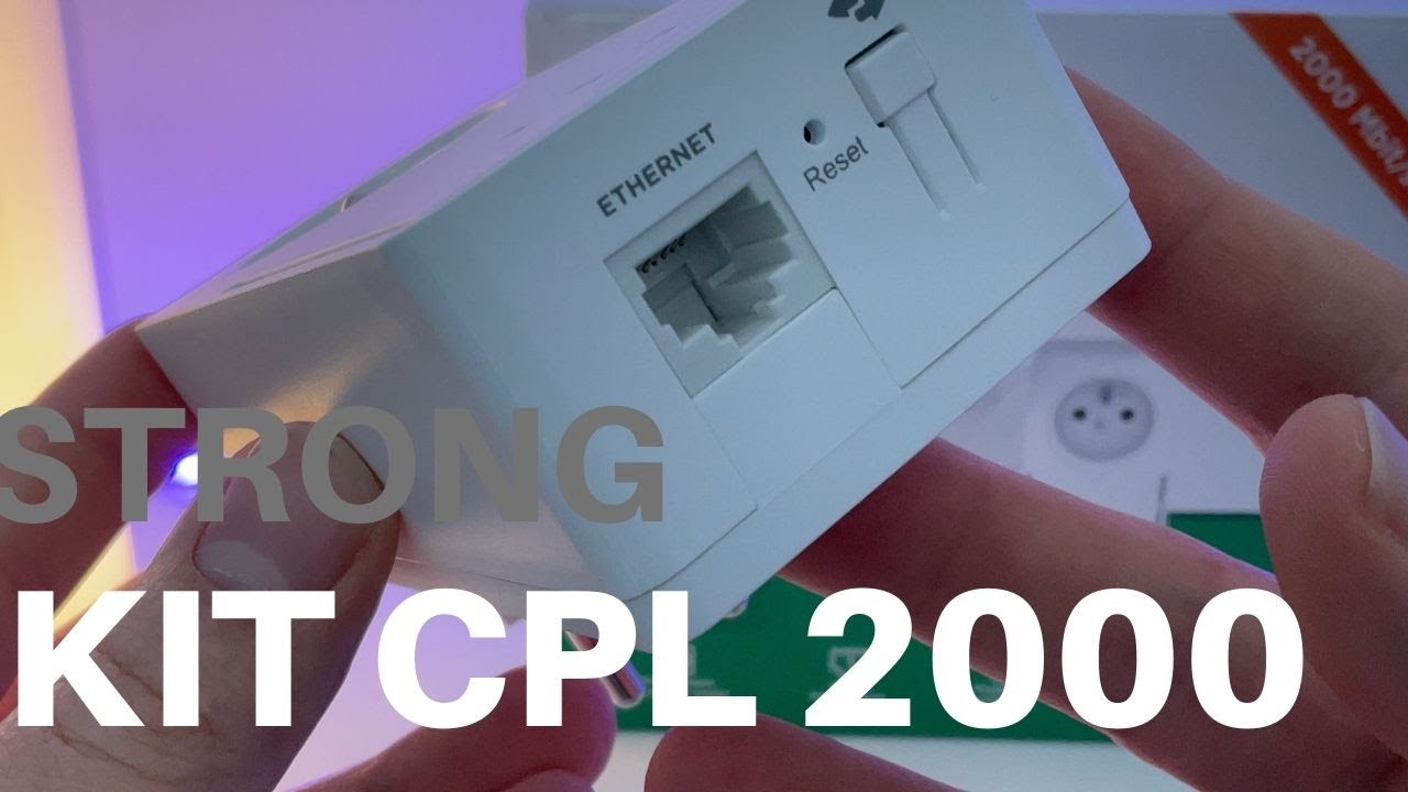 KIT CPL 2000 de STRONG : Que pensez des CPL en 2022 ? Test et avis. Etendre  un réseau facilement. 