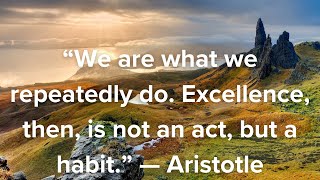 Unveiling the Path to Excellence: The Power of Habit