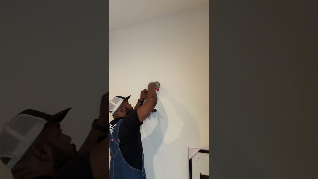 Professional Professional light fixture installation. 