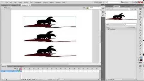 Flash Animation Learning - Drawing Objects, Groups, and Symbols