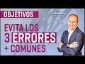 TE CUESTA CONSEGUIR objetivos? 3 ERRORES a EVITAR para conseguir metas | Cómo definir OBJETIVOS  PNL