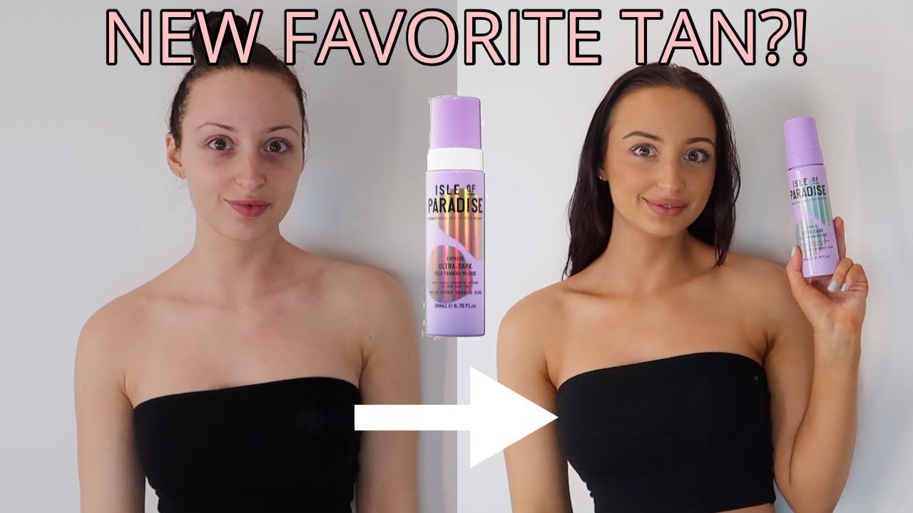 ISLE OF PARADISE EXPRESS ULTRA DARK MOUSSE REVIEW + DEMO!