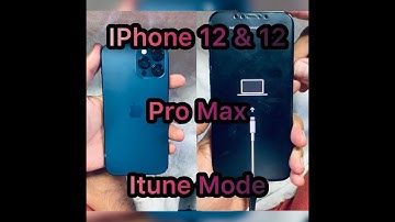I Phone 12 & 12 Pro: Recovery mode , DFU mode , how to force restart , itune mode ,etc .