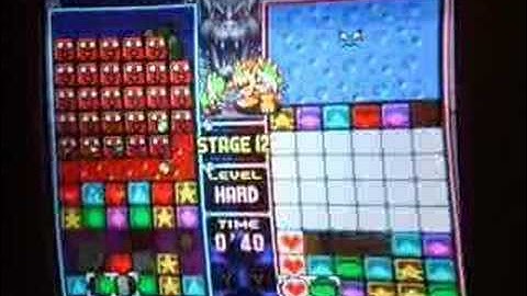 Beating Tetris Attack on Secret Hard Without Dying