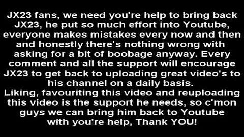 BRING BACK JX23 - All The Support Needed JX23 FANS - JX23 PLEASE COME BACK!.2