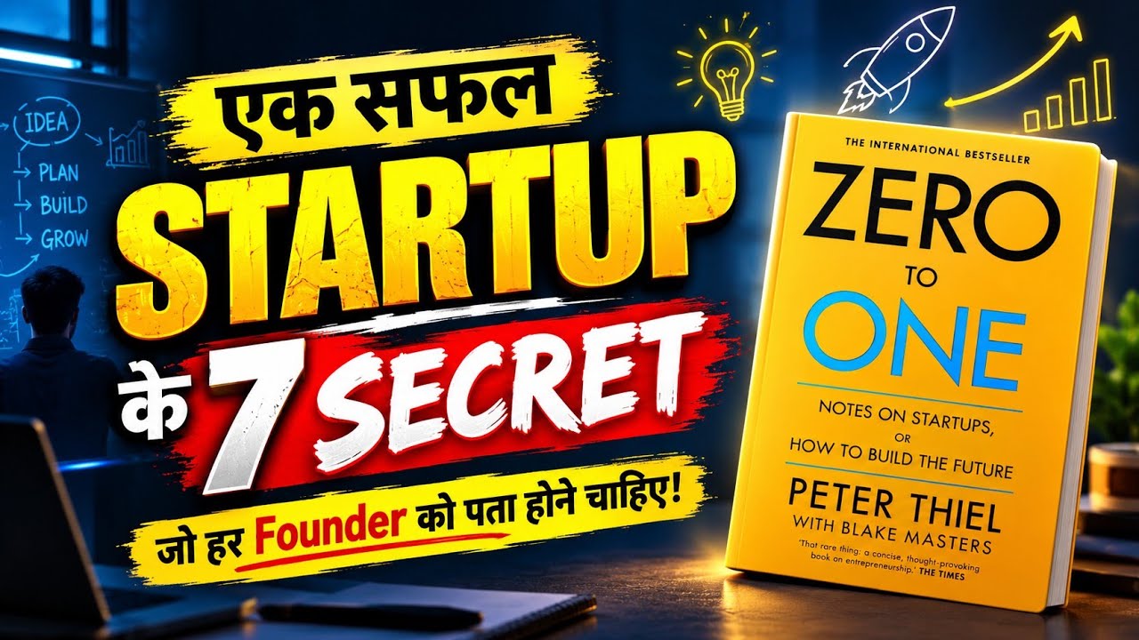 Zero To One By Peter Thiel Audiobook | Book Summary In Hindi - YouTube