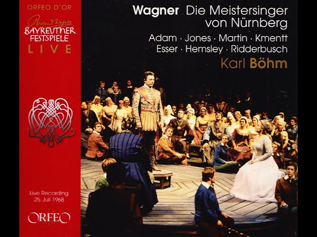 Wagner - Meistersinger -( Bayreuth 1968) - Karl Böhm OrfeoCD - YouTube Wagner - Meistersinger -( Bayreuth 1968) - Karl Böhm OrfeoCD - YouTube