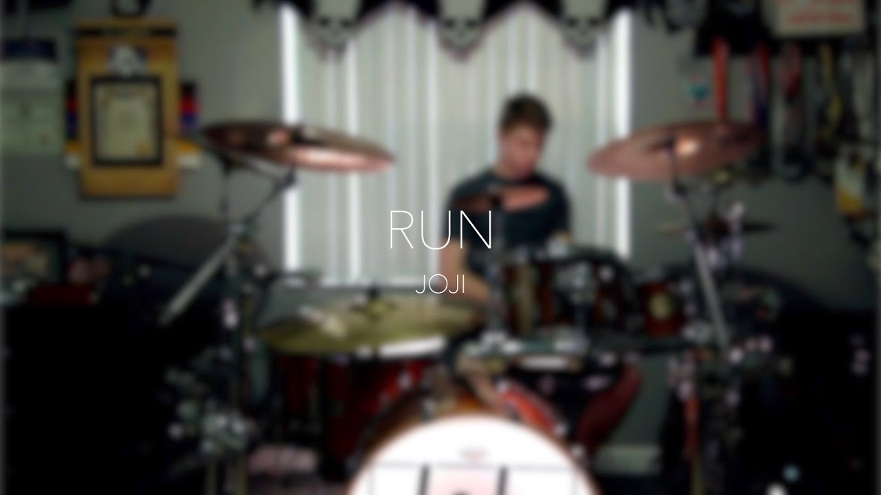 Joji - Run (Drum Cover)