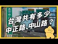 你知道全台灣有幾條中正路、中山路嗎？為什麼立法院週邊的路名，全都跟中國有關？《 台味七七 》EP 020｜志祺七七