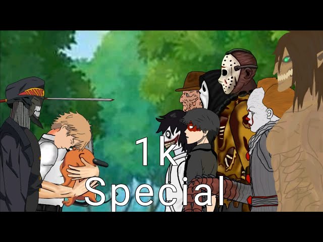 Subscribers special - Chainsaw Man vs All Killers Drawing cartoons 2: Monster (skillet) class=