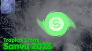 Track of Tropical Storm Sanvu (2023) screenshot 1