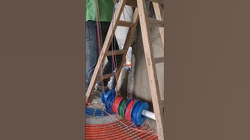 Hidden wire installation process in the wall