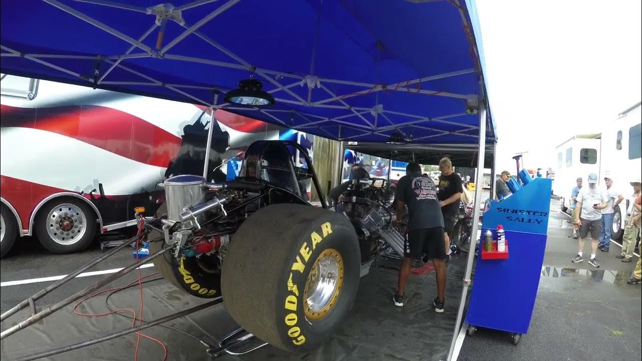 Empire Dragway Leicester NY 2022 Nitro Funny Car. Larry Higginbottham's Sinister Sally. YouTube