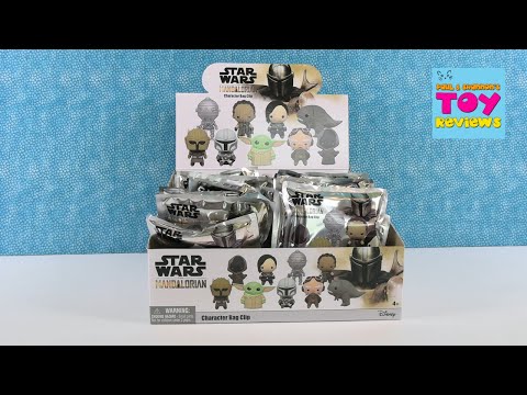 Star Wars The Mandalorain Character Bag Clip Unboxing | PSToyReviews