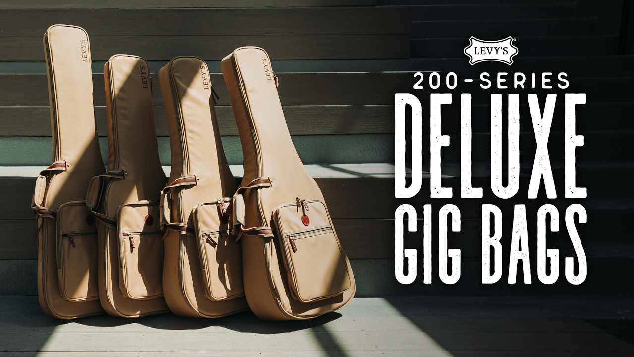Levy's Deluxe Gig Bag for Bass Guitars - Tan | Sweetwater