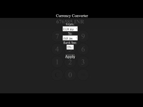 Currency Converter In JavaScript With Source Code | Source Code & Projects