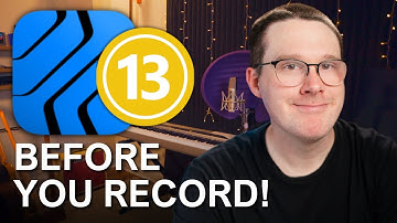 13 Things To Do BEFORE You Hit Record In Presonus Studio One!