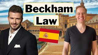 Beckham Law Spain - Special Tax Regime for Foreigners