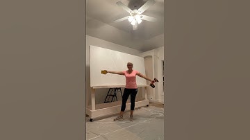 How to build a gigantic art easel #diy #art-easel