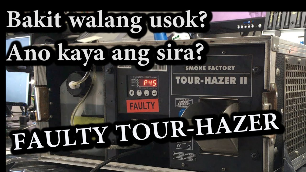 HOW TO REPAIR TOUR-HAZER II  NO OUTPUT
