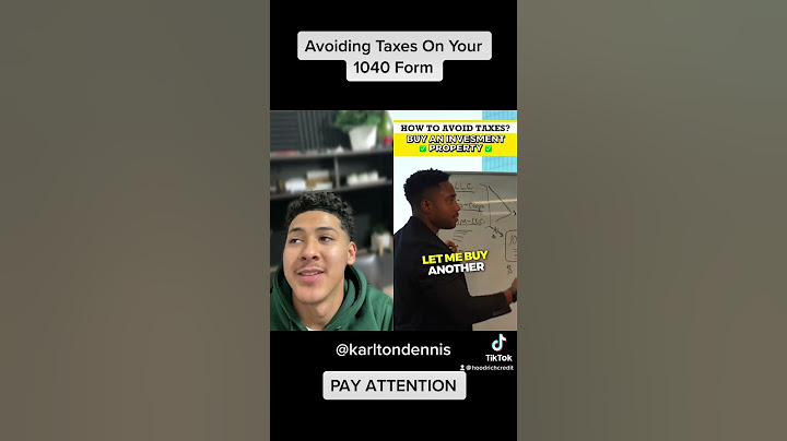 Avoid Taxes On Your 1040 Form