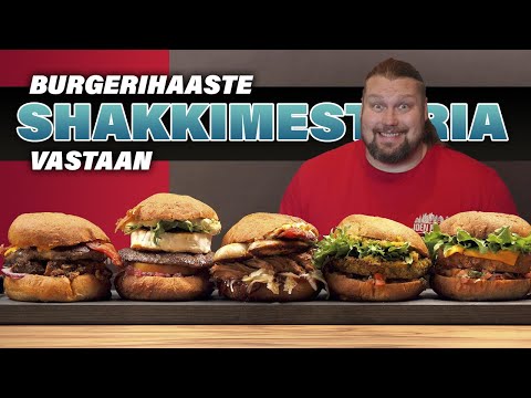 Suomen herkullisin burgerhaaste | ft. Shakkimestari