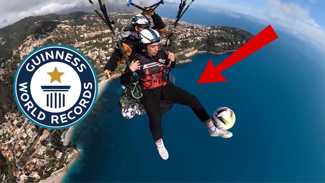 JE FAIS LE RECORD DE JONGLE EN PARAPENTE ?!