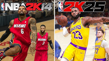 Alley Oop Dunk With LeBron James In Every NBA 2K