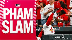 Pham-ily reuinion! In his first AB back with the Cardinals, Tommy Pham hits a GRAND SLAM! thumbnail