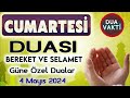 Cumartes  duasini dnle dua vakti