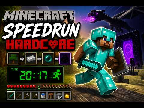 MINECRAFT SPEEDRUN HARDCORE
