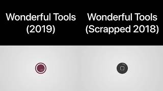 Apple Wonderful Tools (2019 vs Scrapped 2018)