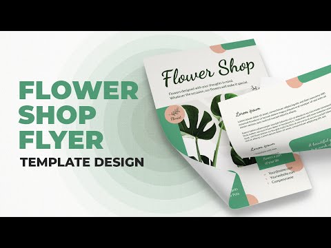 Flower Shop Flyer Design Template