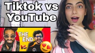 Carryminati  Tiktok vs Youtube The end Reaction
