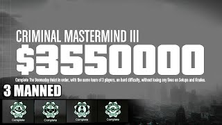 Doomsday Heist Act 3 Criminal Mastermind In 2023! *$3,550,000*