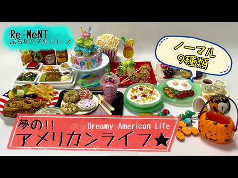 【RE-MENT】Dream! !! American life★（夢の‼︎アメリカンライフ）【Petit sample  series】American food miniature
