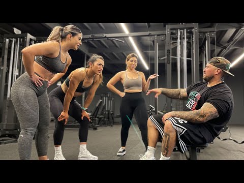 BIG BOY ARGUES WITH 3 FITNESS CHICKS