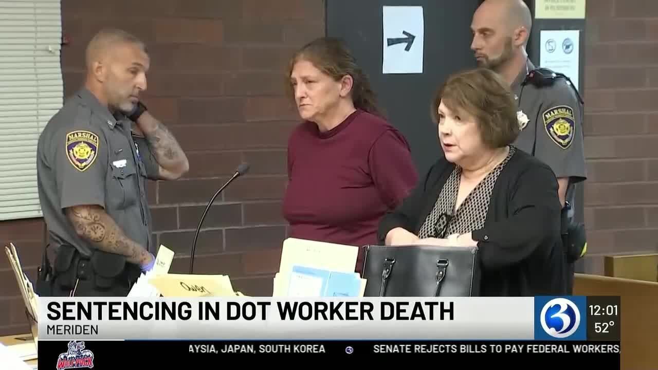 VIDEO: Sentencing set for woman who pleaded guilty in DOT worker death