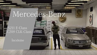 Mercedes-Benz E-Cl W211 S211 Ve Clk-Cl C209 İnceleme Diecast İnceleme Kyosho Model