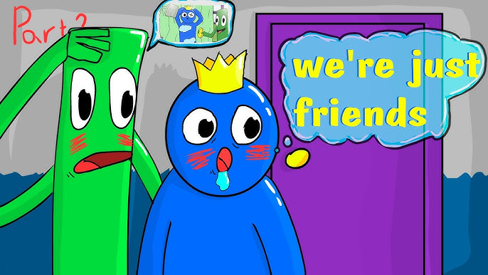 Blue x green Rainbow friends Daily Life animation part 1 