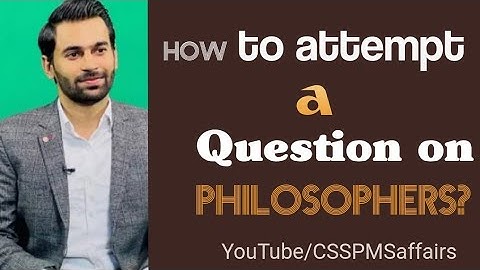 How to attempt a Question on philosophers? Greek philosophy Plato and Aristotle