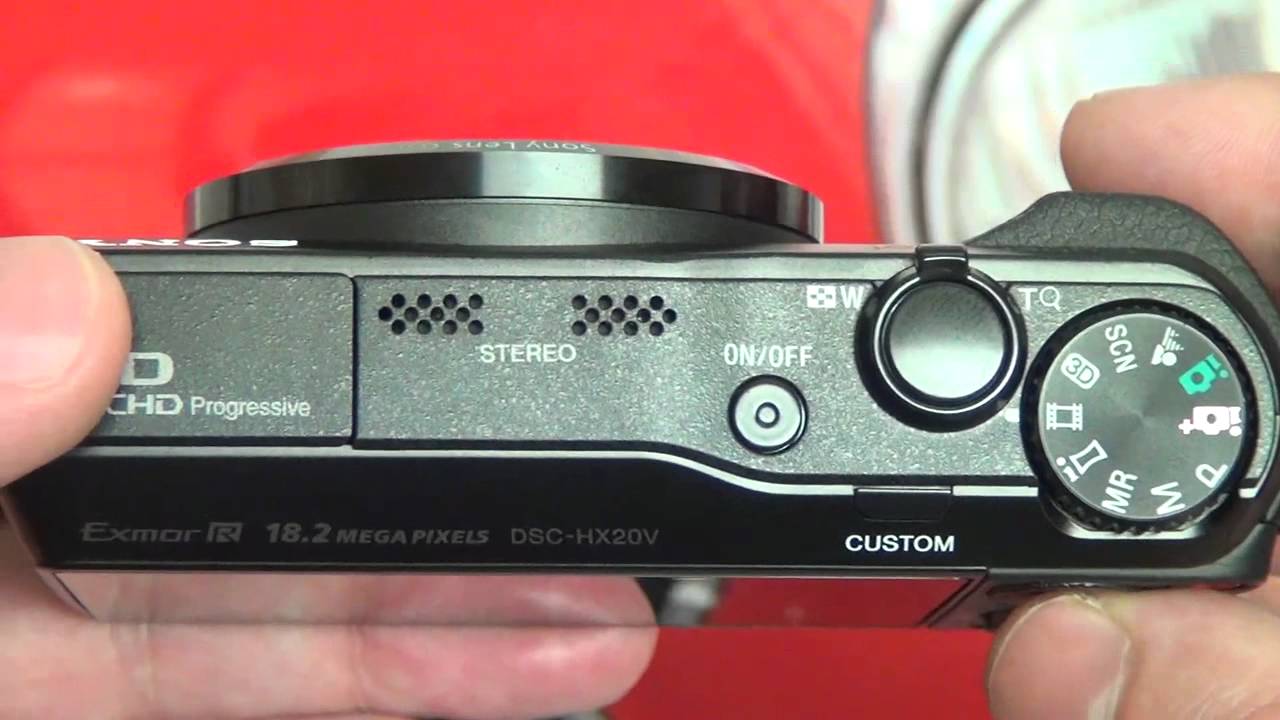 Sony HX20V Review Part 1 - YouTube