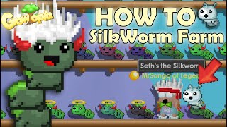Building NEW SILKWORM Farm to make Profit + CYBER MONDAY! (Silkworm Soul) OMG!! | GrowTopia screenshot 5