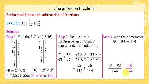 Gr8 En Math Fractions Video of part 4 20 21