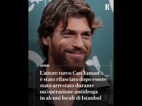 Video L'attore turco Can Yaman è stato rilasciato dopo l'arresto a Istanbul