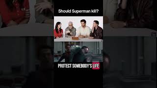 James Gunn answers if #Superman should kill.
