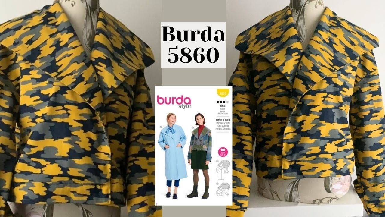 Jacket or Coat? 🧥 I make Burda 5860 