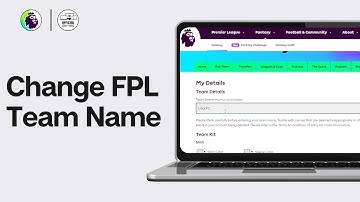 How To Change FPL Team Name 2024 | Fantasy Premier League Tutorial