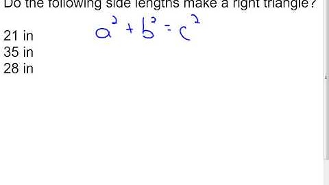 7 2 Converse of Pythagorean Thm