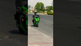 Kawasaki ninja zx-6r roaring 😡🚀❤️‍🔥😍 full system exhaust 🔊🚀💚